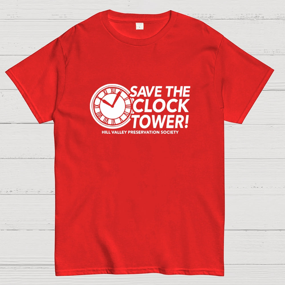 TheRetroTee Save The Clock Tower  T-Shirt