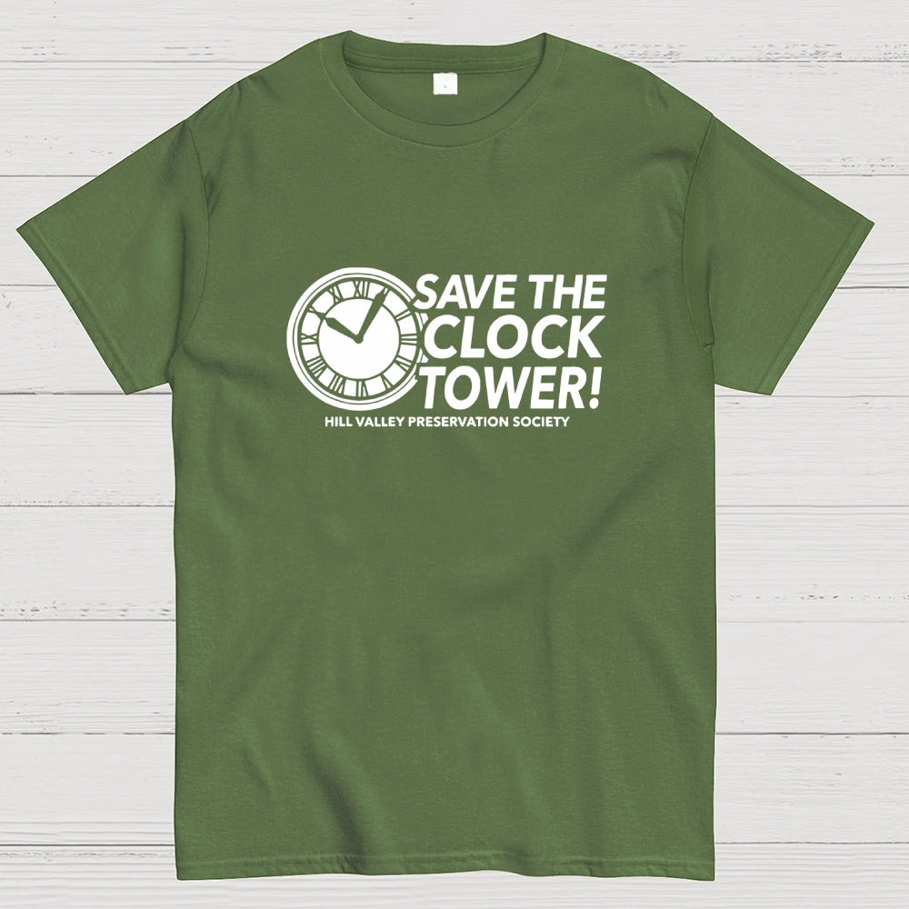 TheRetroTee Save The Clock Tower  T-Shirt