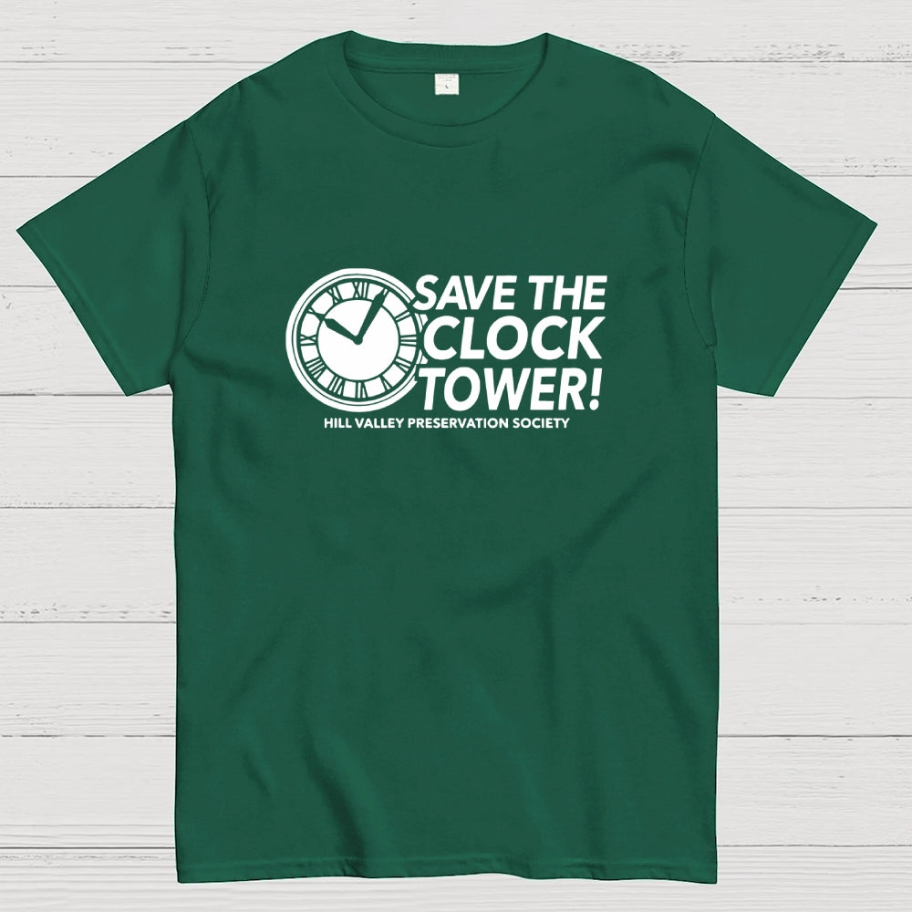 TheRetroTee Save The Clock Tower  T-Shirt
