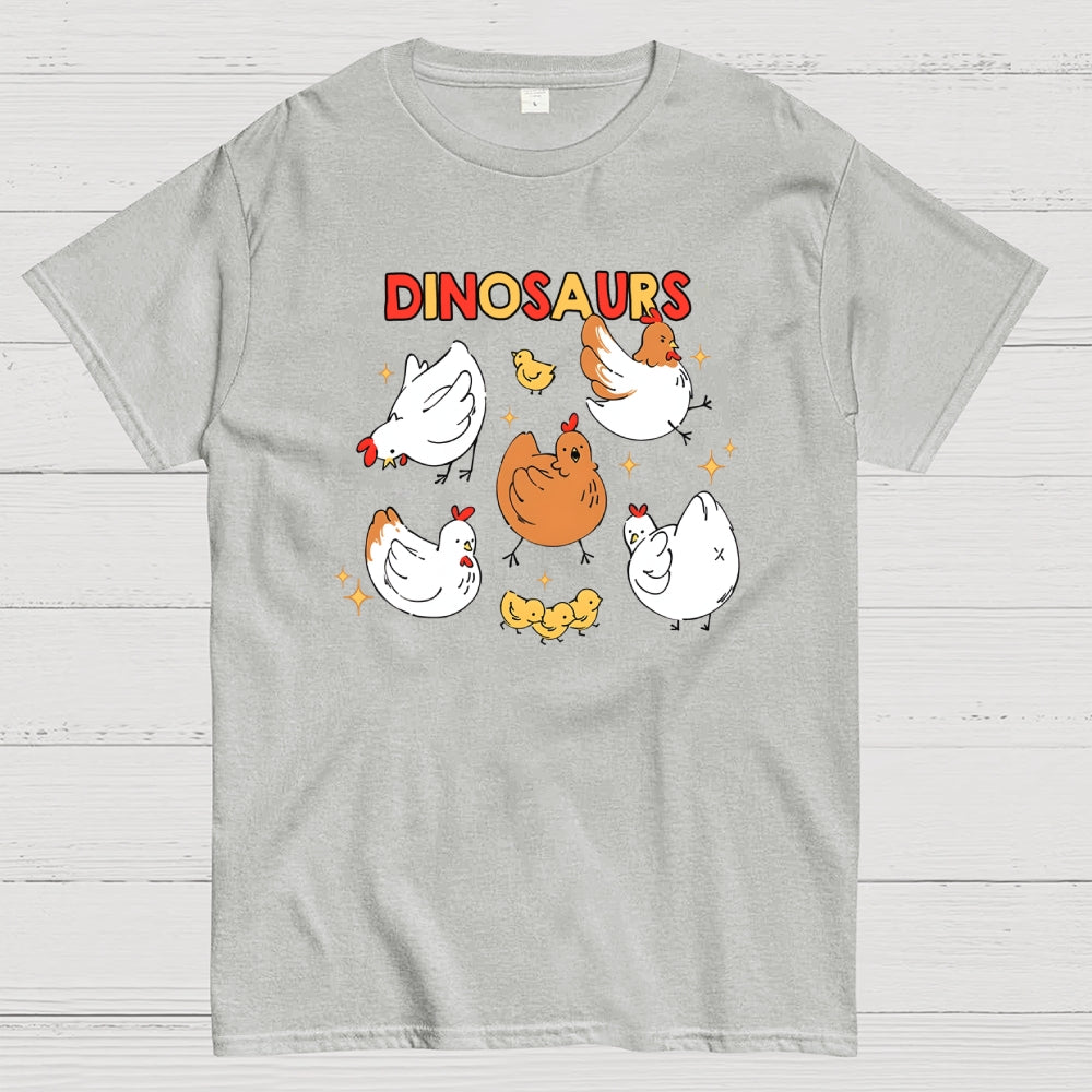 Dinosaurs Chicken  T-Shirt