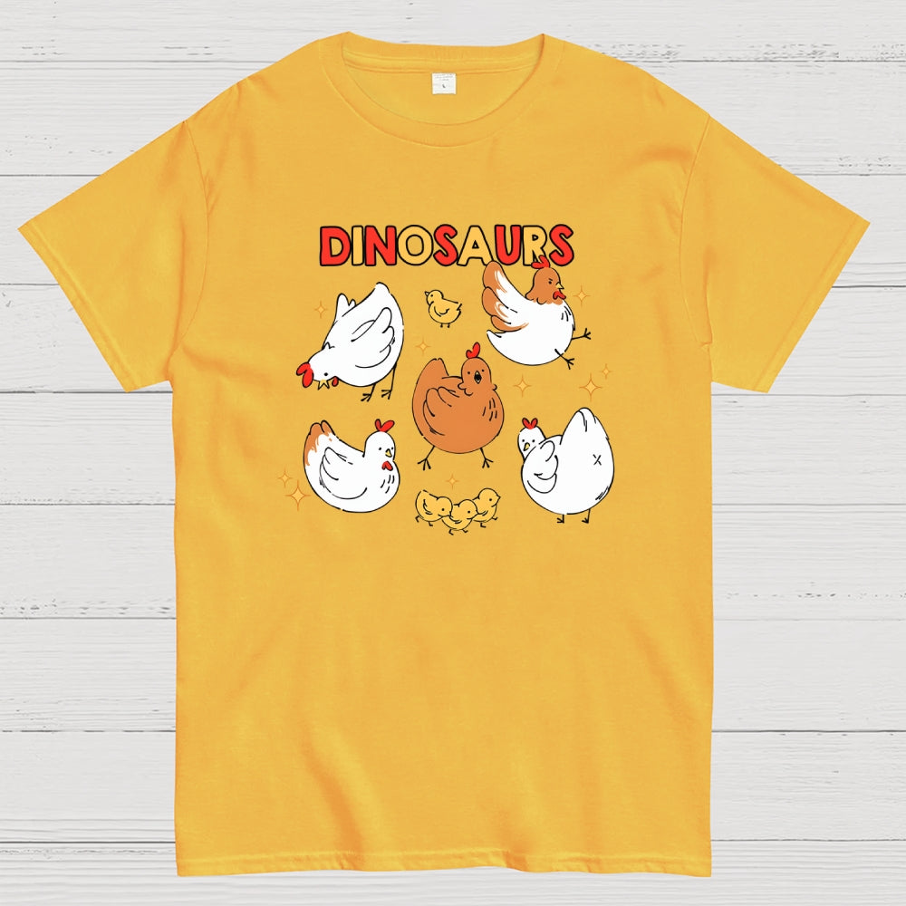Dinosaurs Chicken  T-Shirt