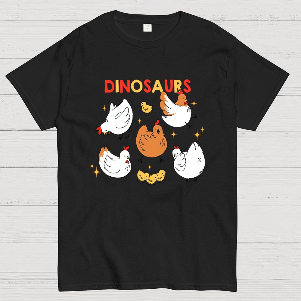 Dinosaurs Chicken  T-Shirt