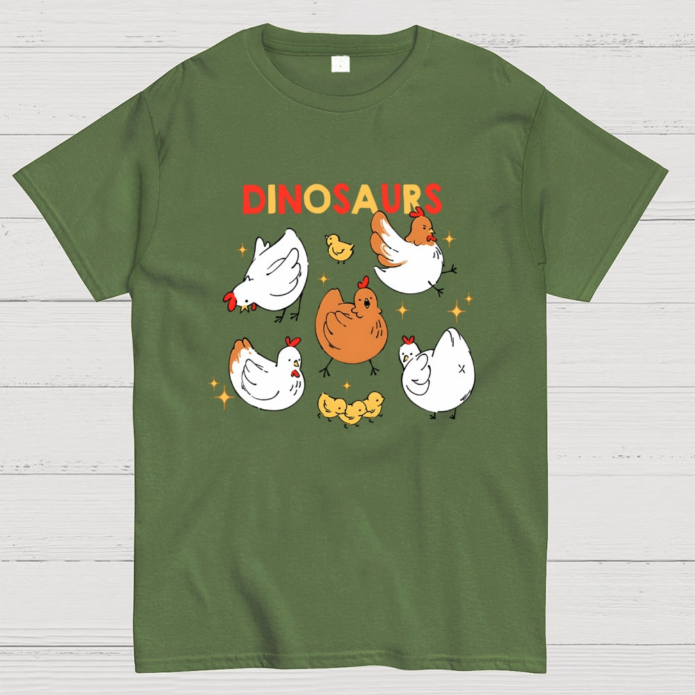Dinosaurs Chicken  T-Shirt