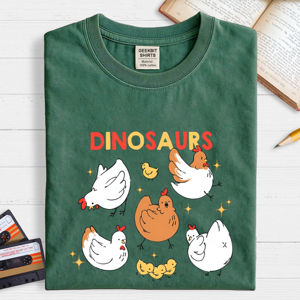 Dinosaurs Chicken  T-Shirt