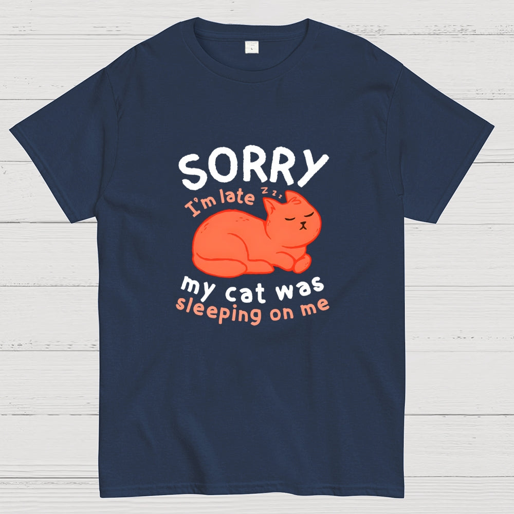 My Cat Was Sleeping On Me  T-Shirt
