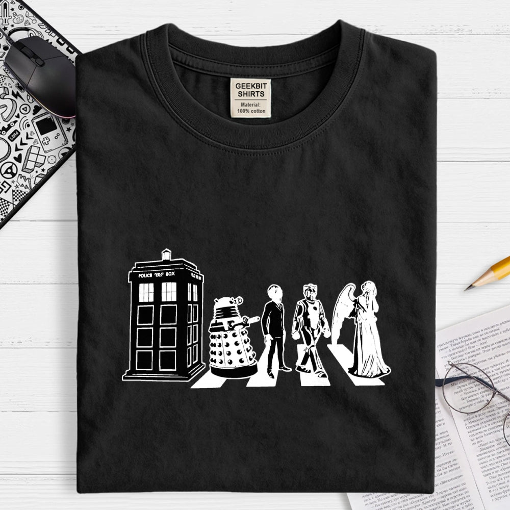 Beatles Dr Who  T-Shirt