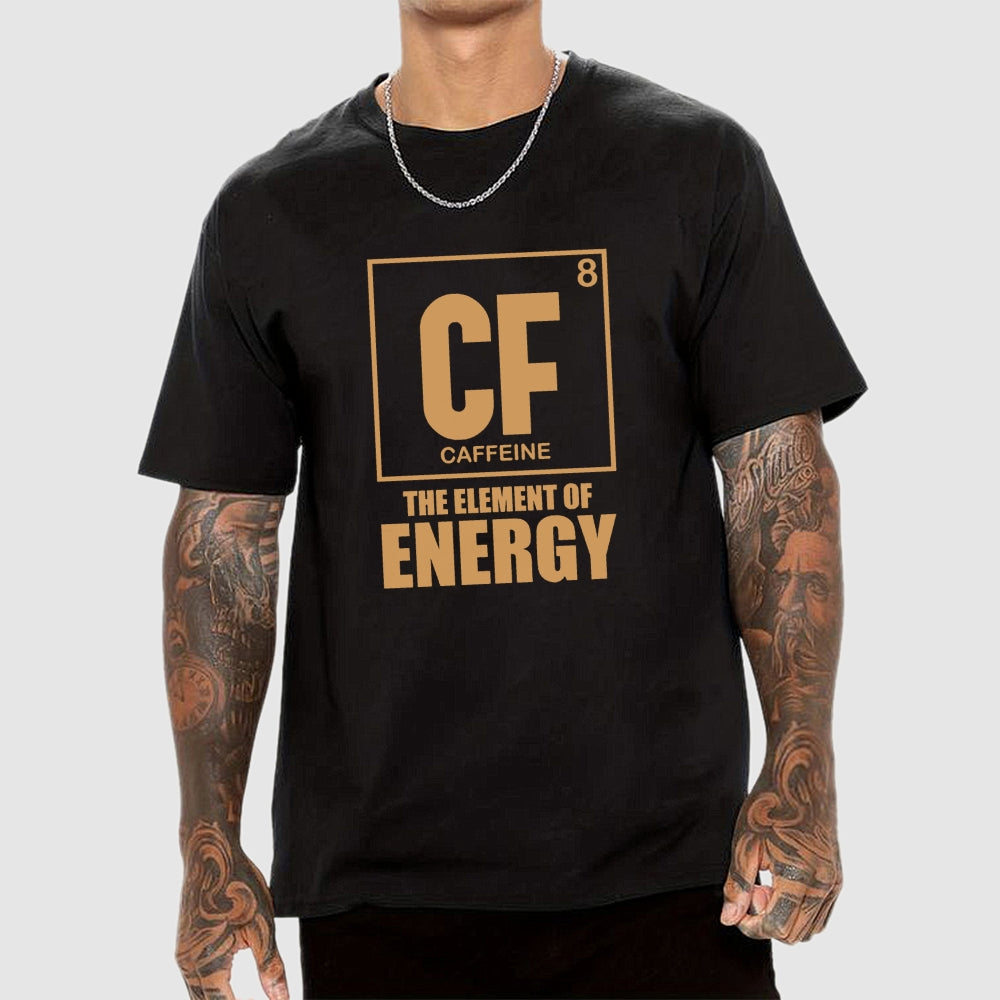 Caffeine The Element Of Energy  T-Shirt