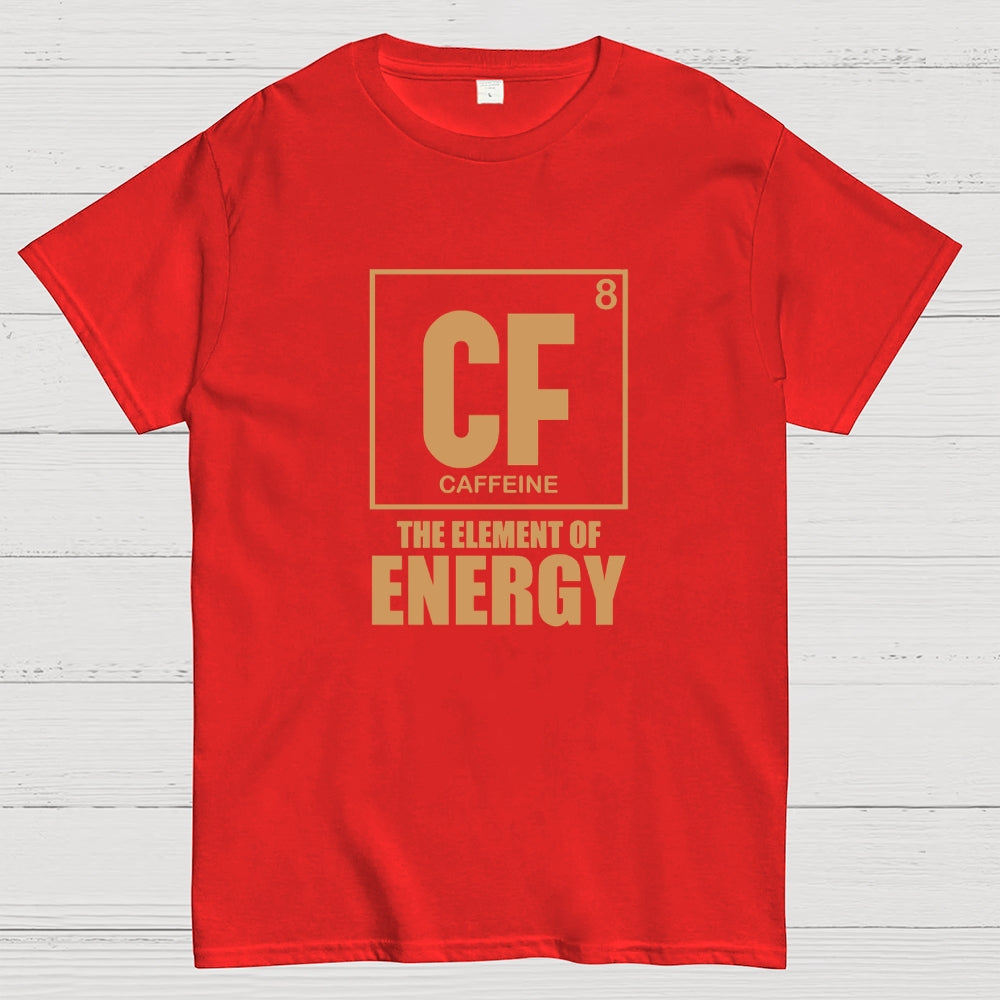 Caffeine The Element Of Energy  T-Shirt
