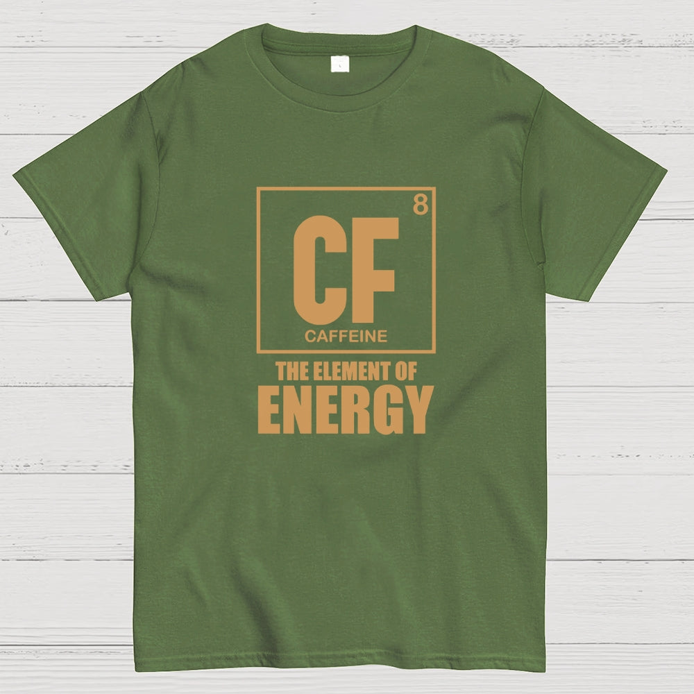 Caffeine The Element Of Energy  T-Shirt