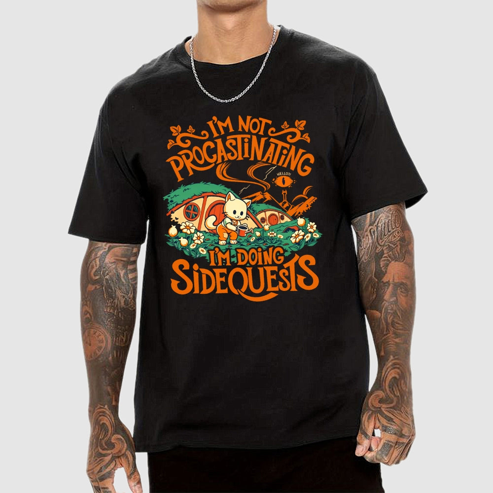 I'm Doing Side Quests Middle Earth  T-Shirt