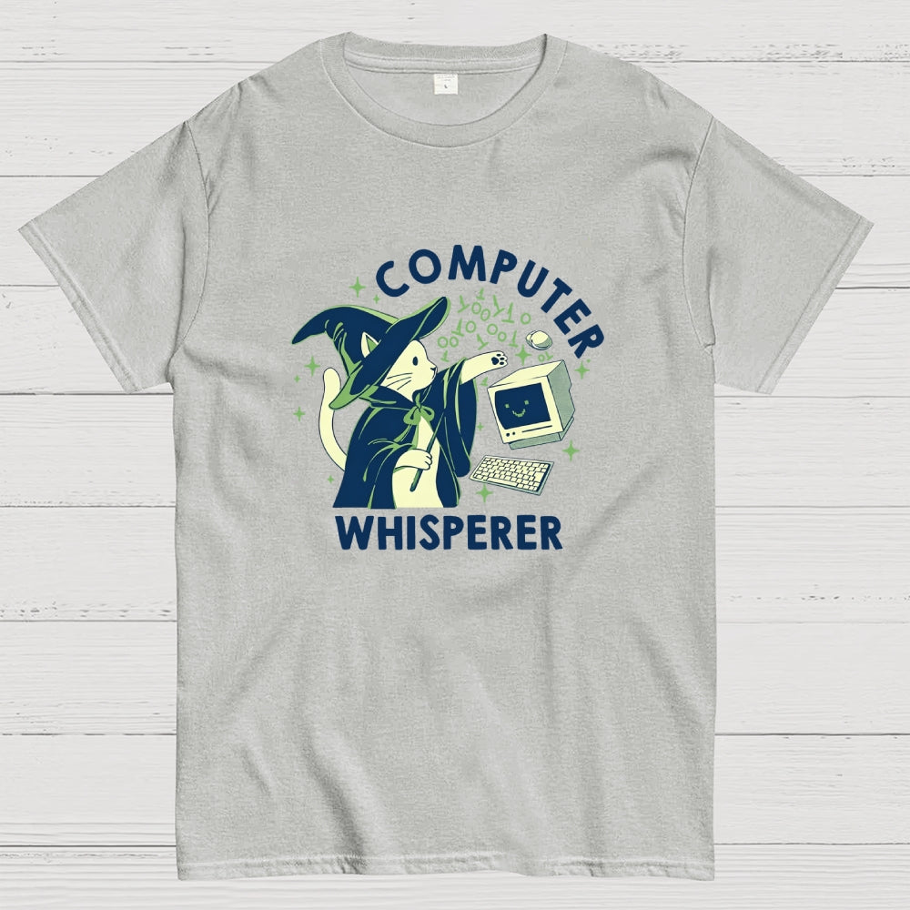 Computer Whisperer Funny Cat  T-Shirt