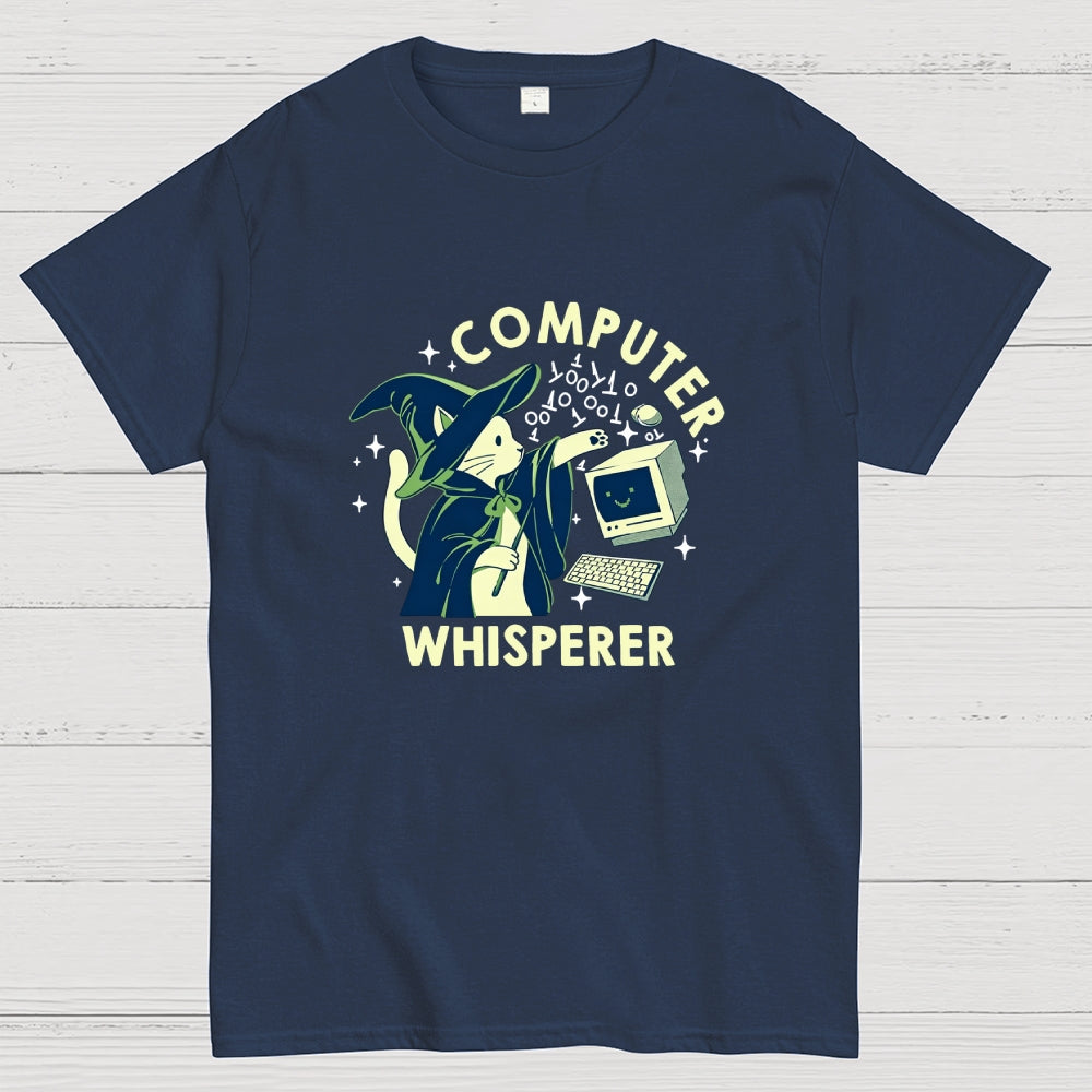 Computer Whisperer Funny Cat  T-Shirt