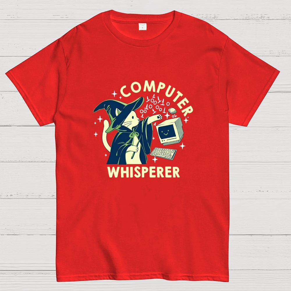 Computer Whisperer Funny Cat  T-Shirt
