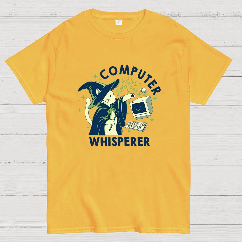 Computer Whisperer Funny Cat  T-Shirt