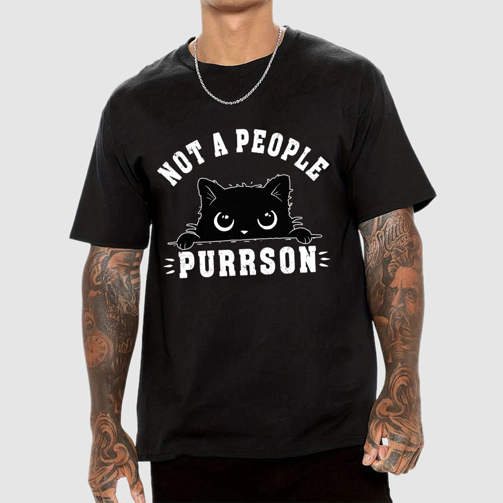 Not a people purrson  T-Shirt