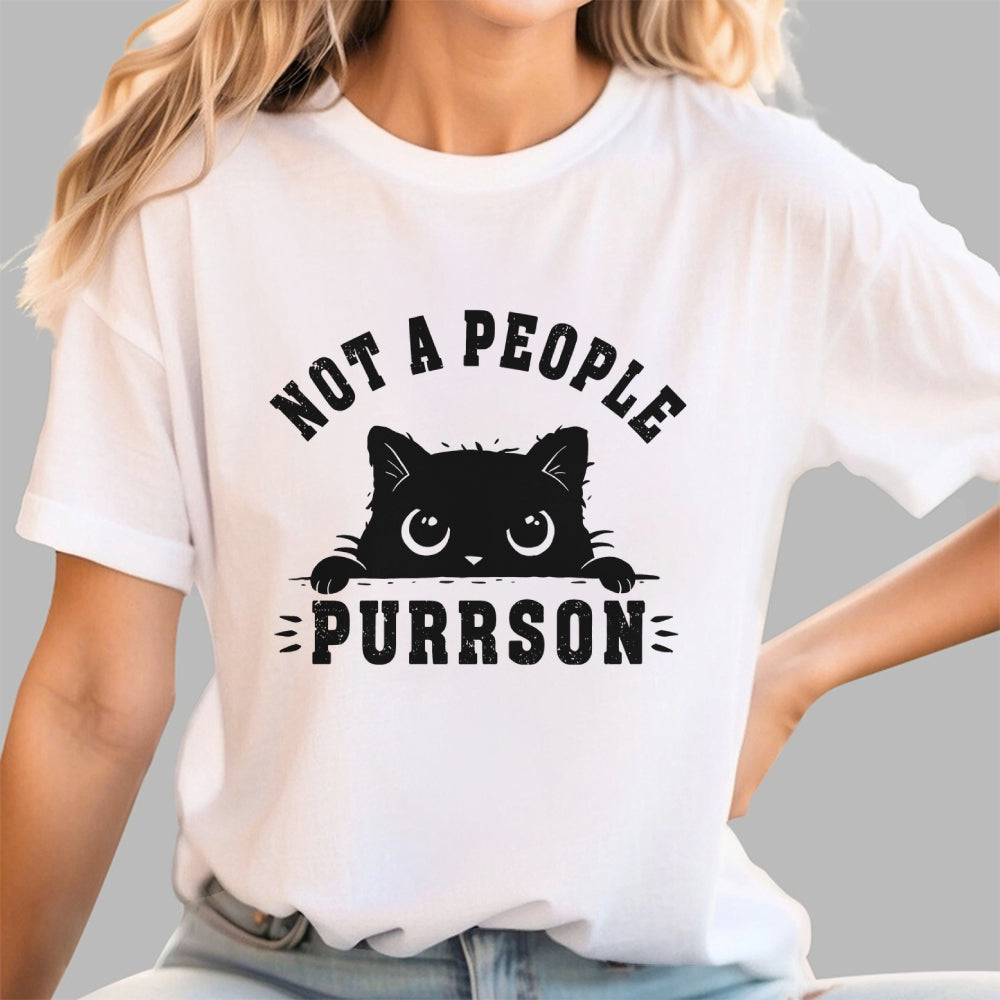 Not a people purrson  T-Shirt