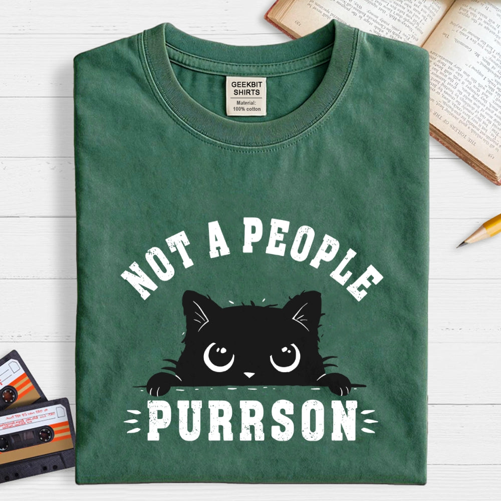 Not a people purrson  T-Shirt