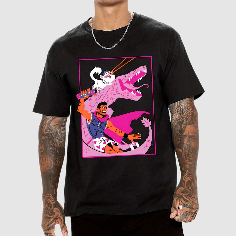 Carl, Princess Donut, and Mongo  T-Shirt