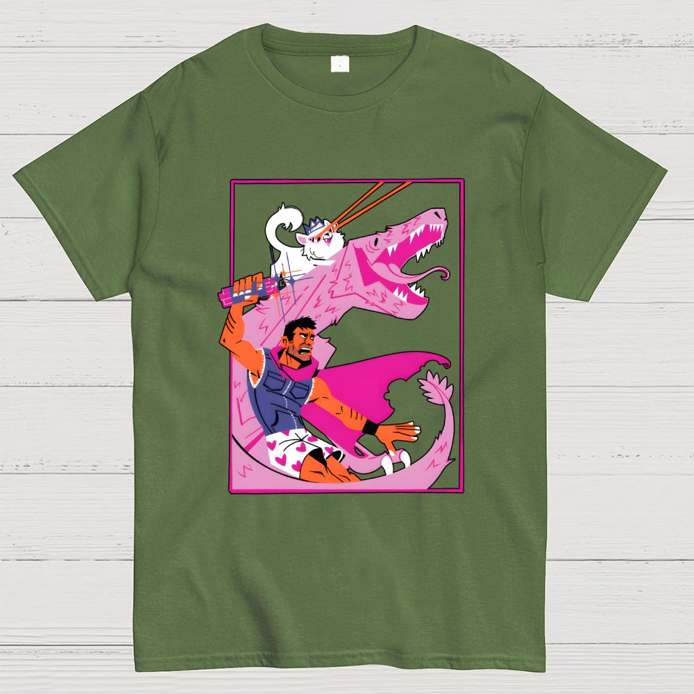 Carl, Princess Donut, and Mongo  T-Shirt