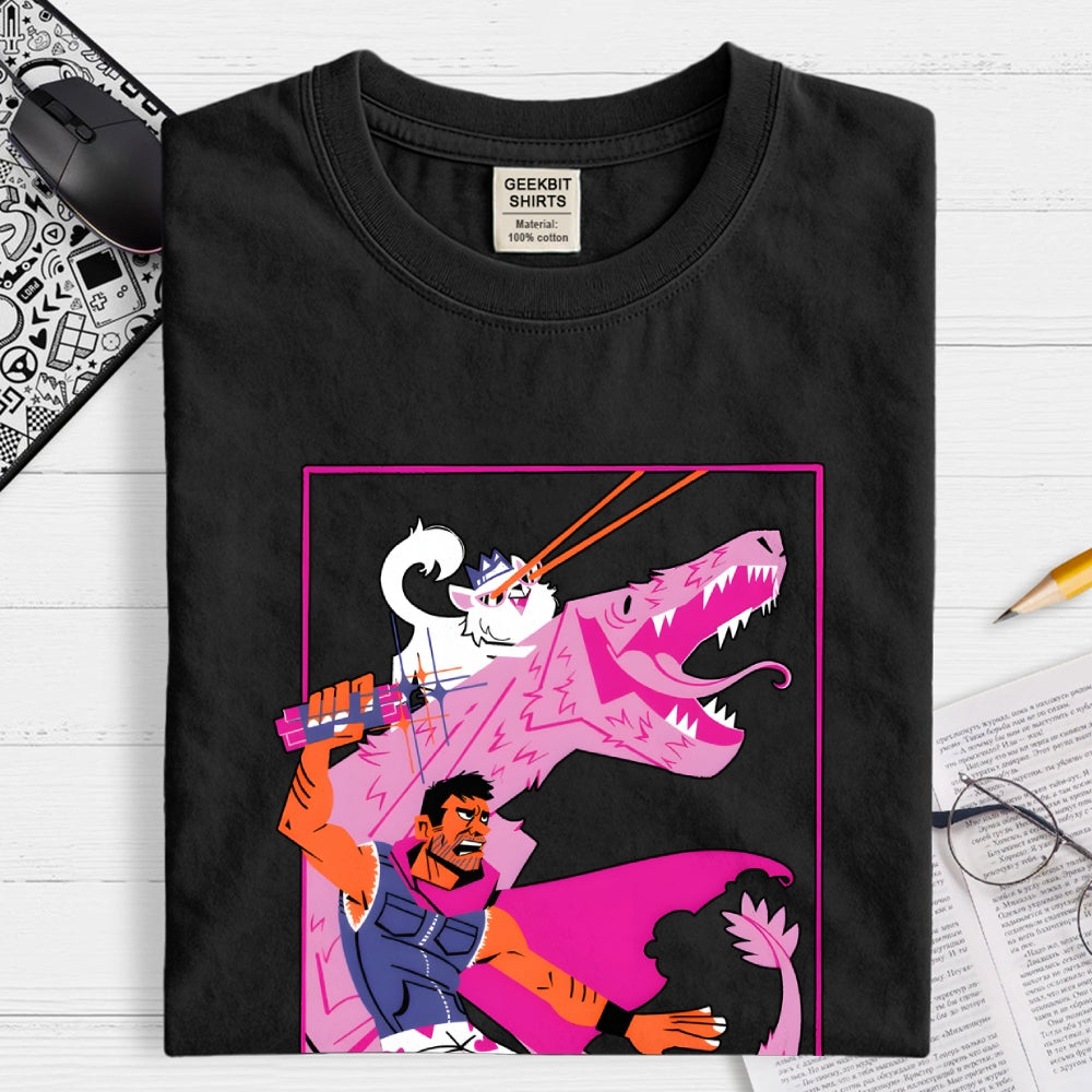 Carl, Princess Donut, and Mongo  T-Shirt
