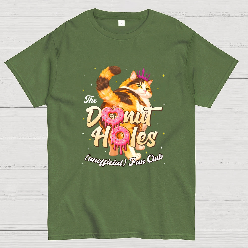 The Donut Holes Fan Club Funny Cat Meme  T-Shirt