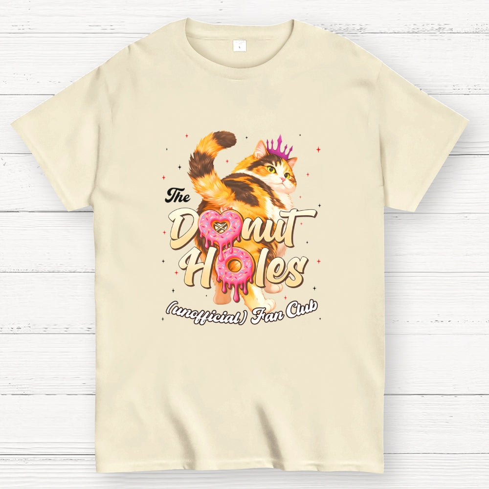 The Donut Holes Fan Club Funny Cat Meme  T-Shirt