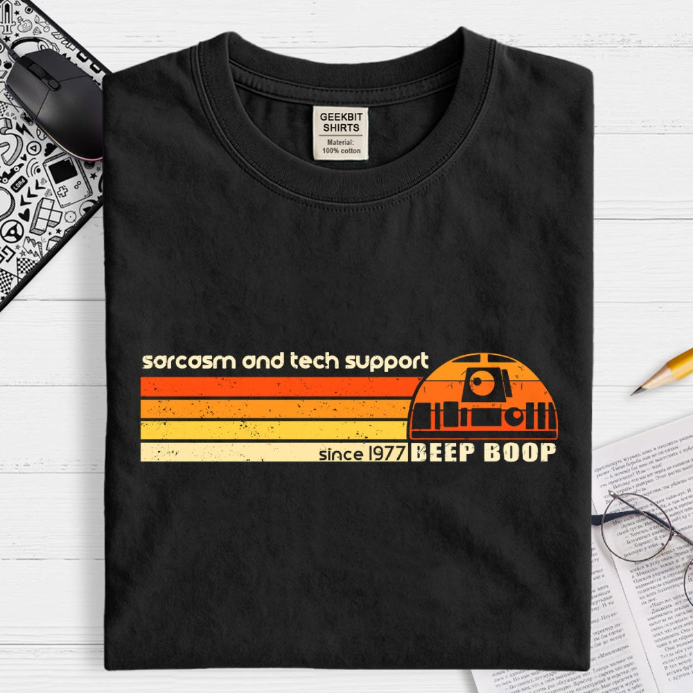 Sarcasm and Tech Support Since 1977  T-Shirt