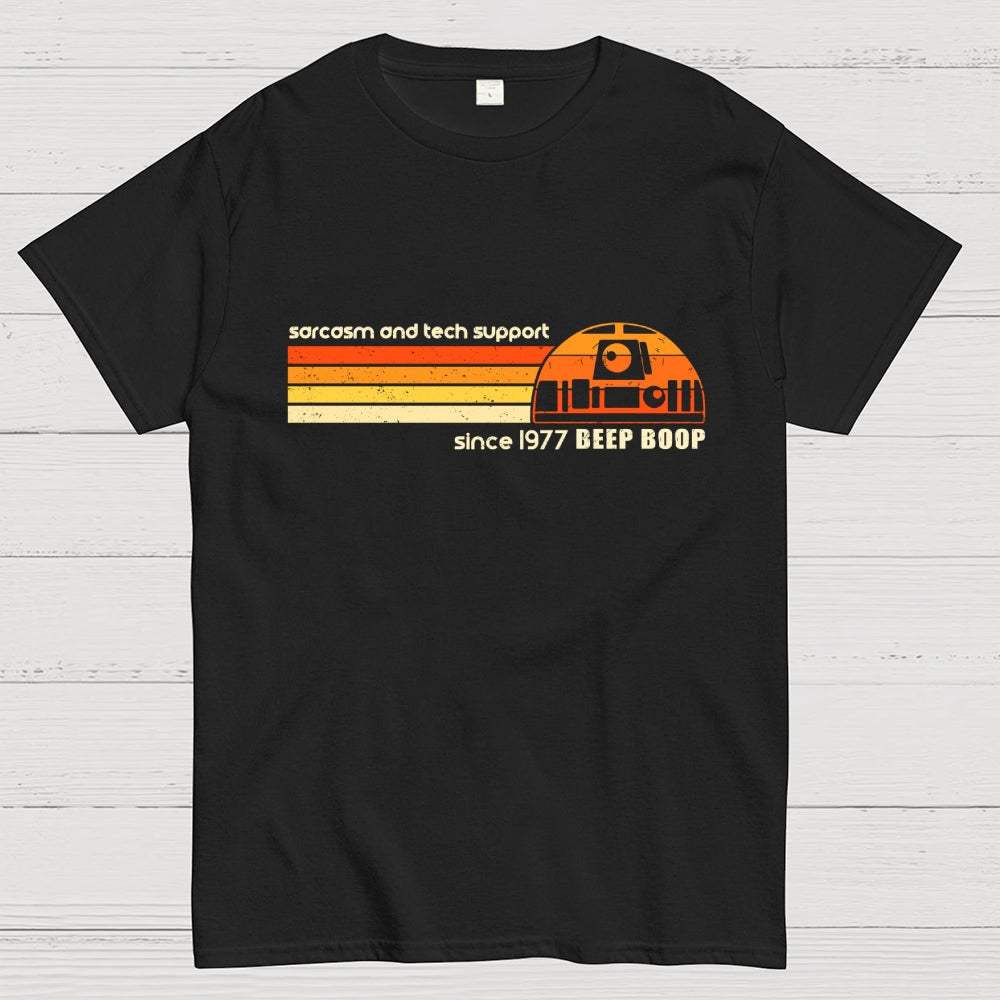 Sarcasm and Tech Support Since 1977-R2D2  T-Shirt