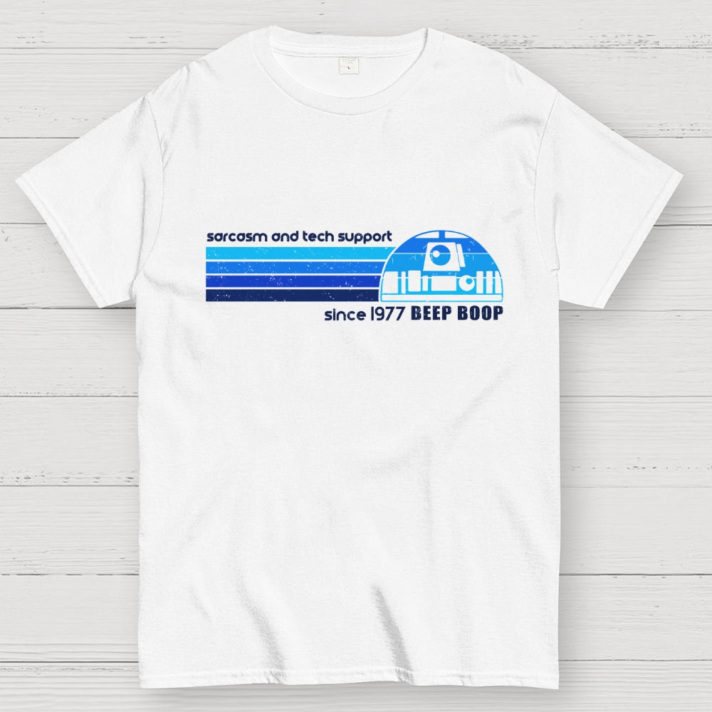Sarcasm and Tech Support Since 1977-R2D2  T-Shirt