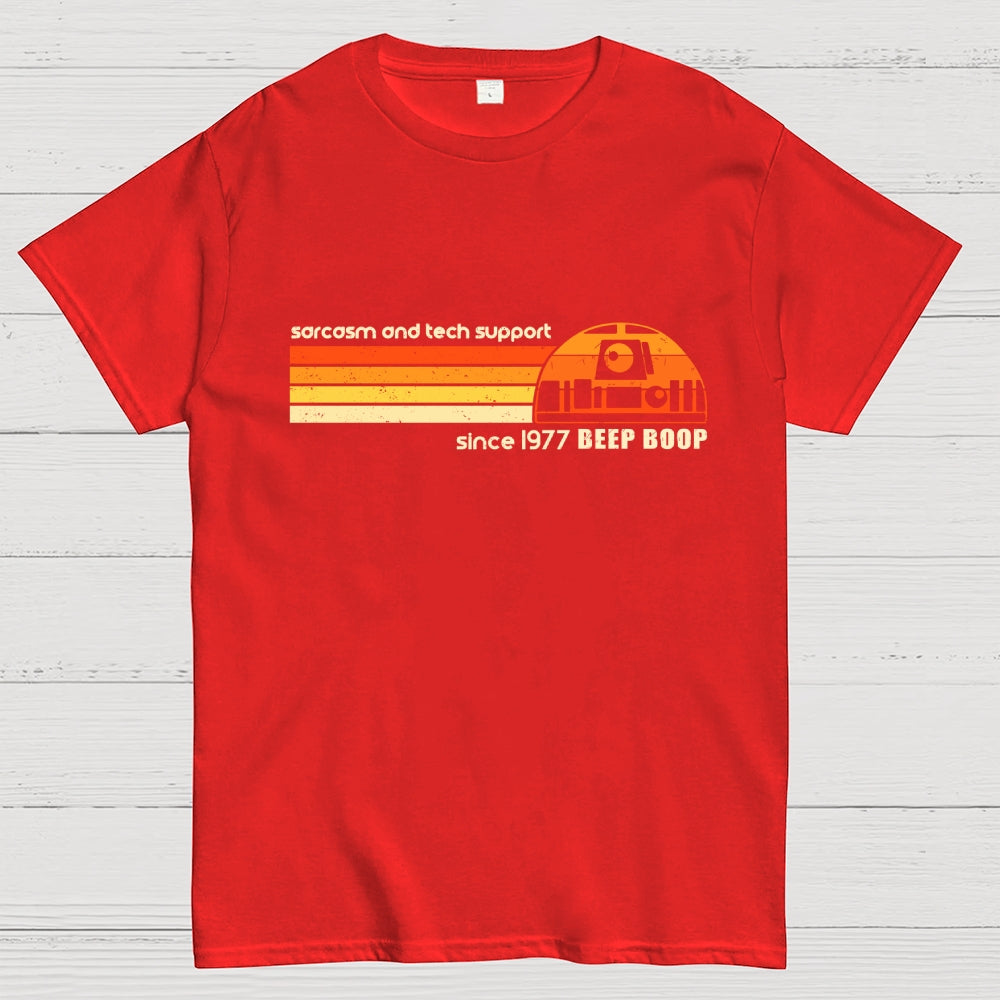 Sarcasm and Tech Support Since 1977-R2D2  T-Shirt