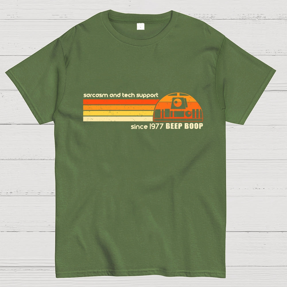 Sarcasm and Tech Support Since 1977-R2D2  T-Shirt