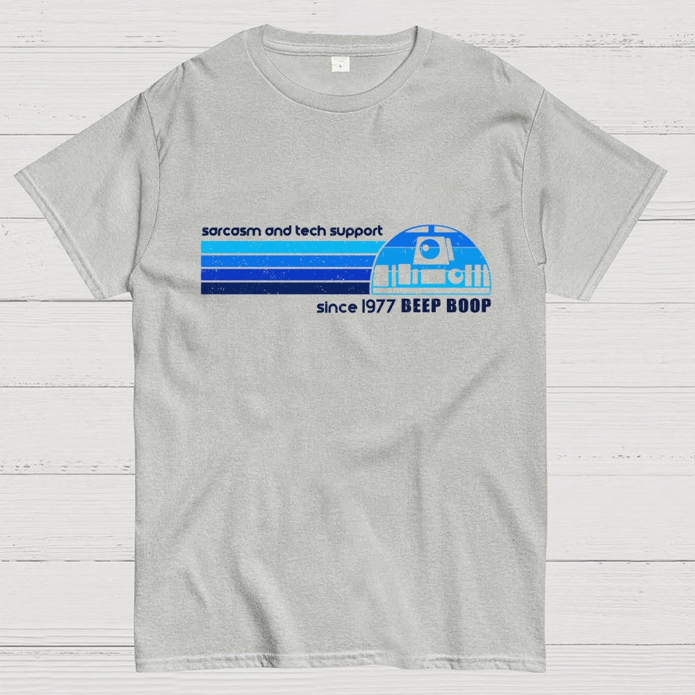 Sarcasm and Tech Support Since 1977-R2D2  T-Shirt