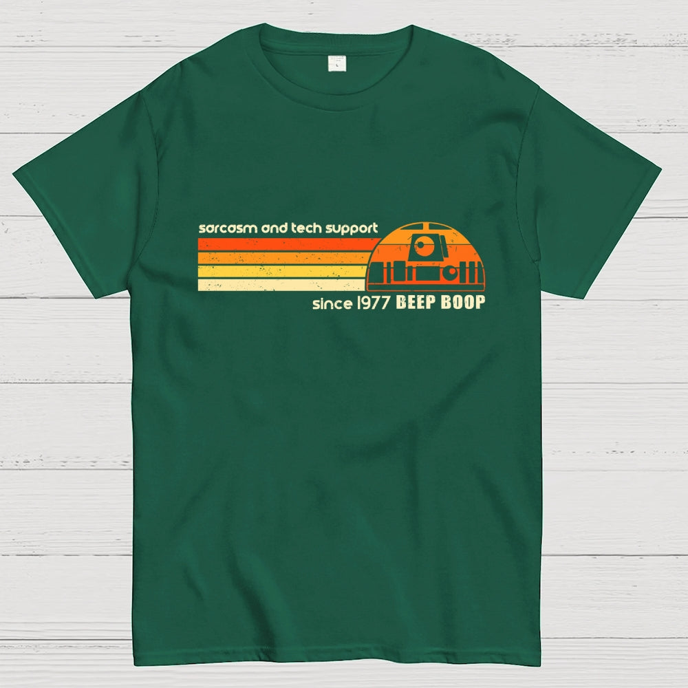 Sarcasm and Tech Support Since 1977-R2D2  T-Shirt