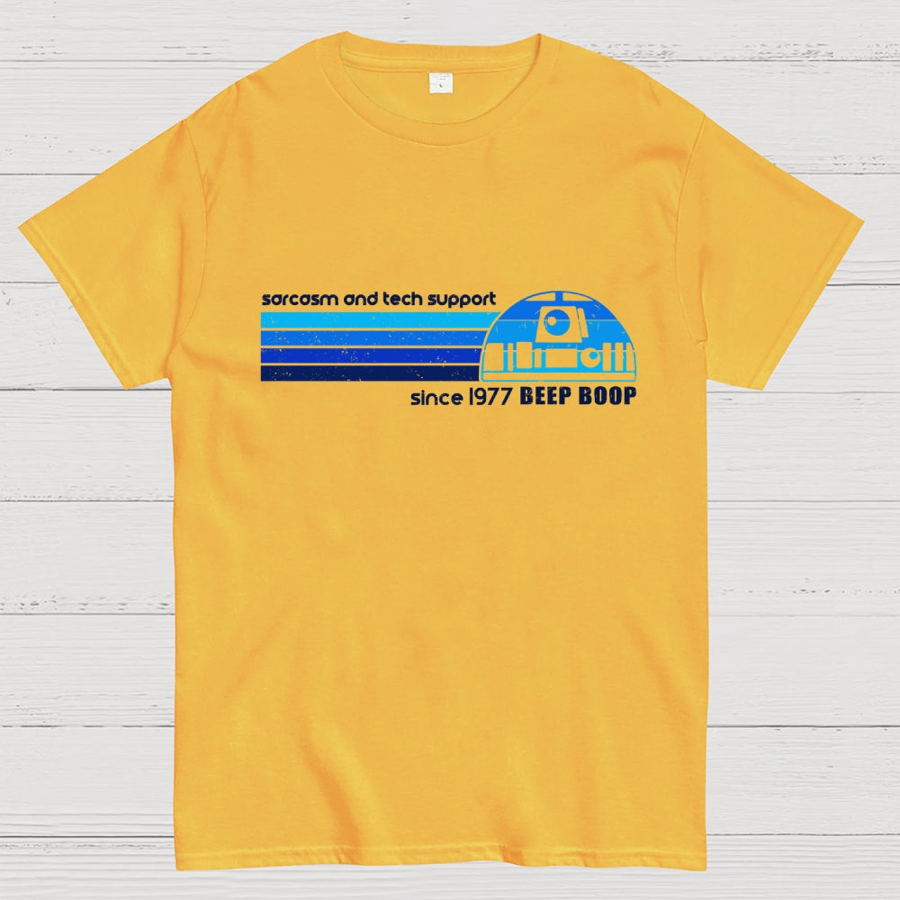 Sarcasm and Tech Support Since 1977-R2D2  T-Shirt