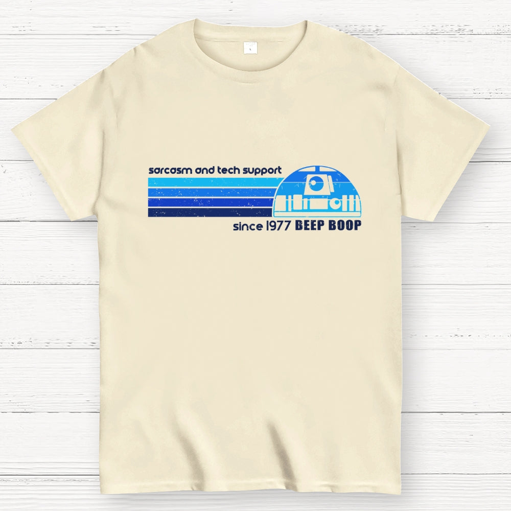 Sarcasm and Tech Support Since 1977-R2D2  T-Shirt