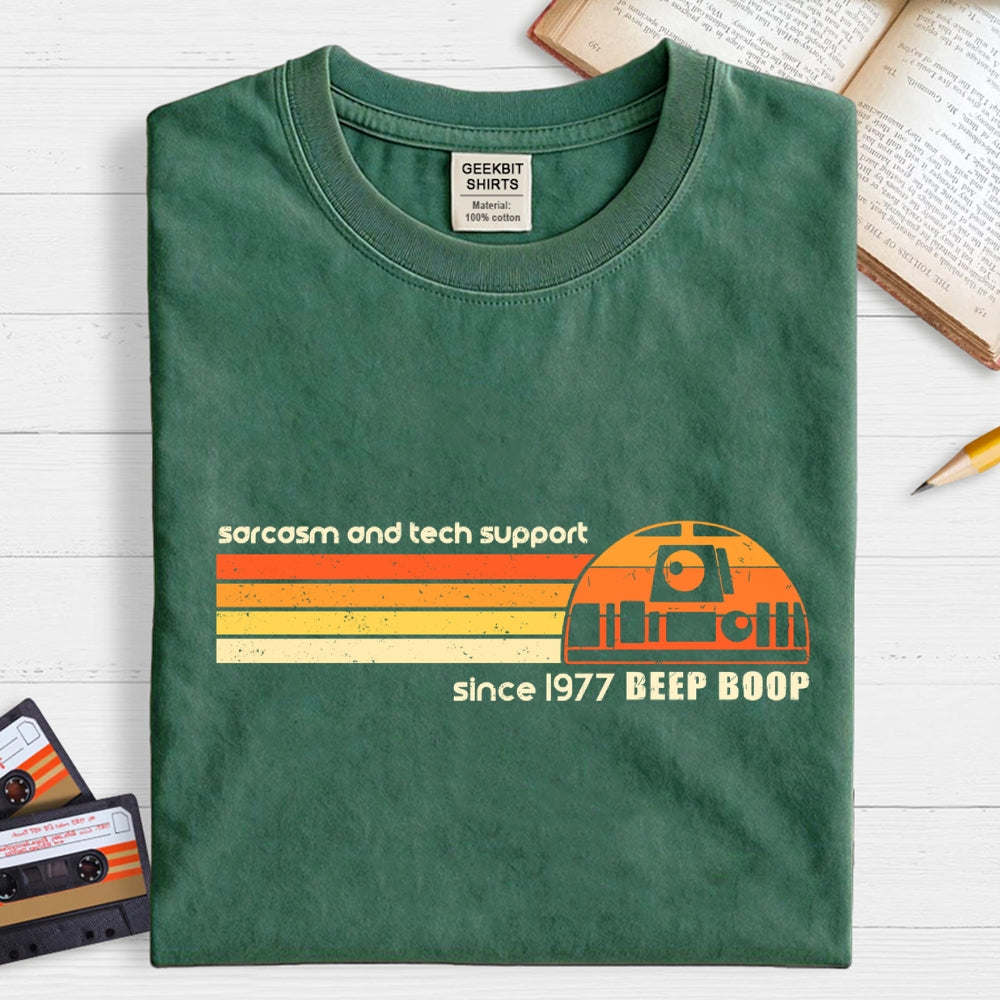 Sarcasm and Tech Support Since 1977-R2D2  T-Shirt