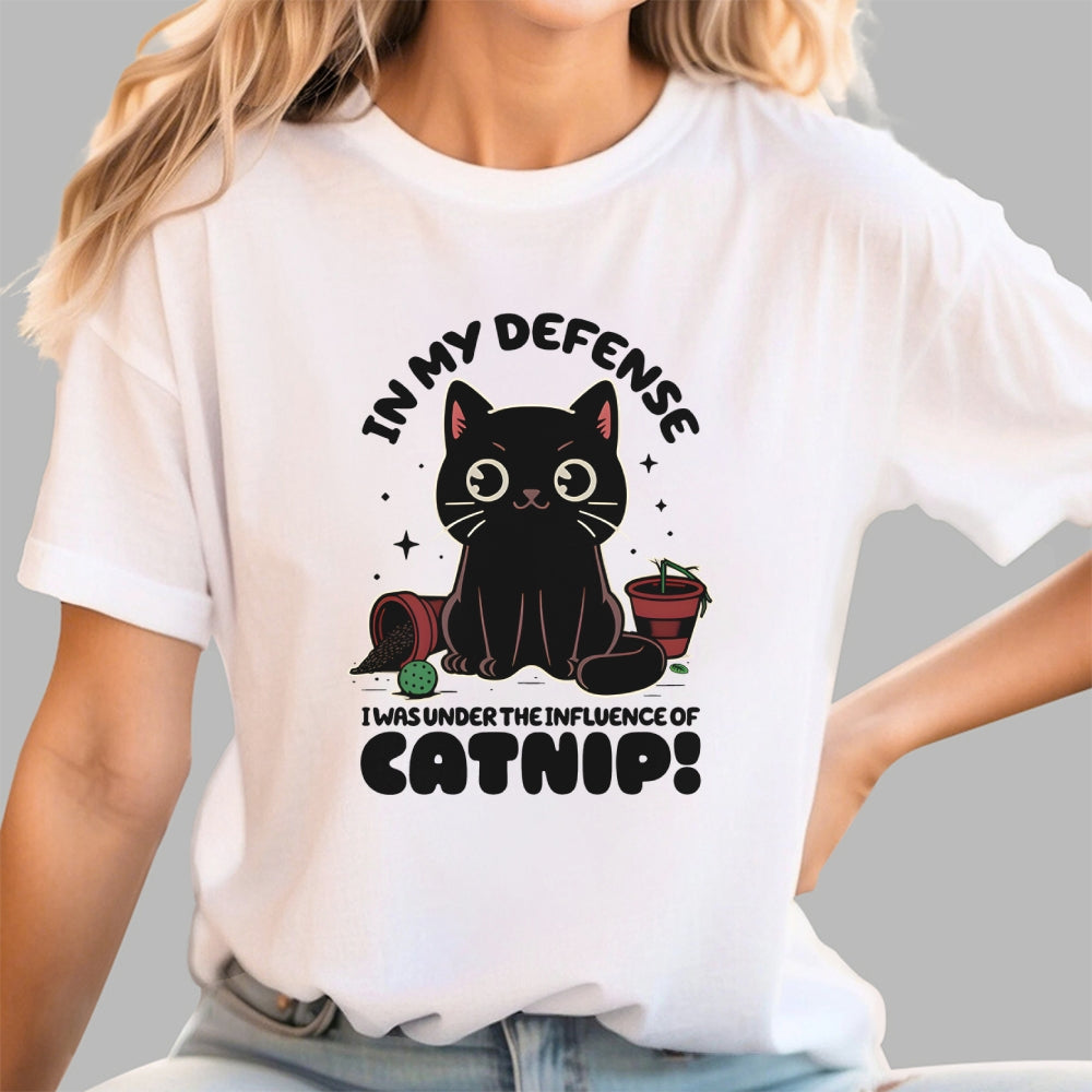 It's the Catnip's Fault funny cat  T-Shirt