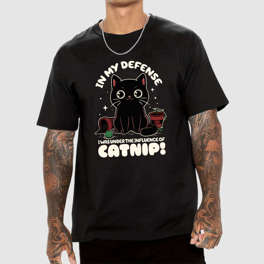 It's the Catnip's Fault funny cat  T-Shirt