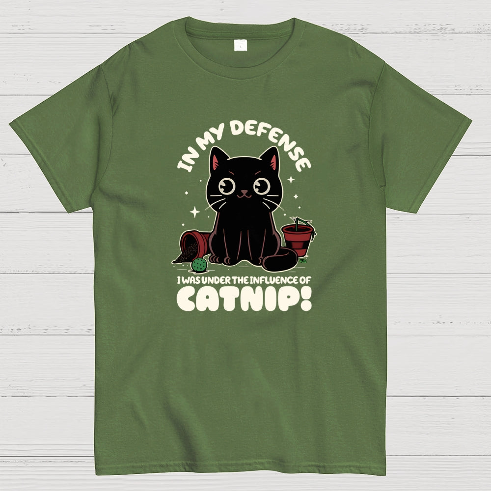 It's the Catnip's Fault funny cat  T-Shirt