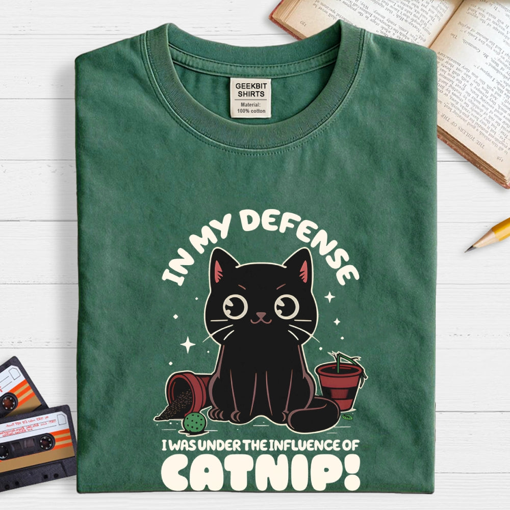 It's the Catnip's Fault funny cat  T-Shirt