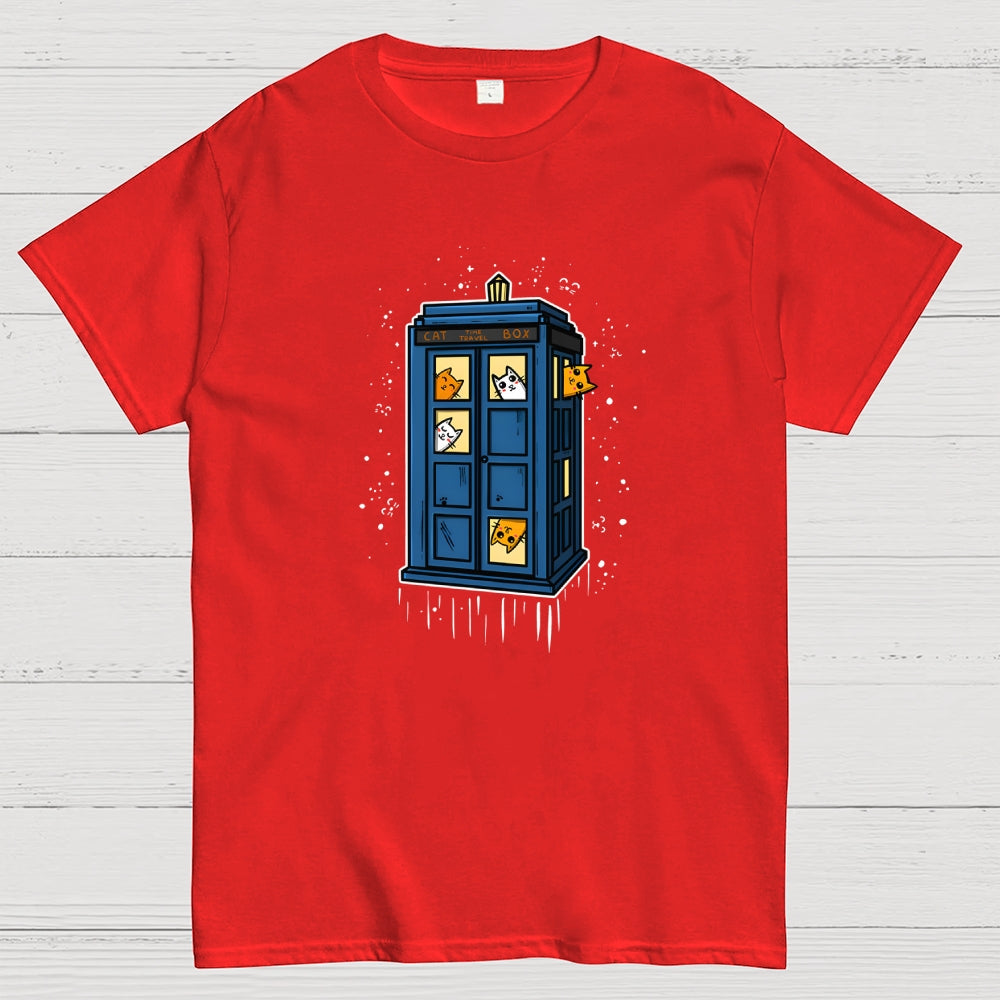 Cat-time-travel  T-Shirt