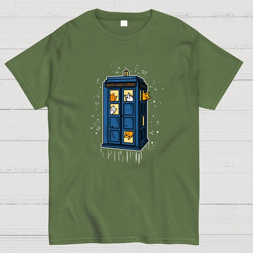 Cat-time-travel  T-Shirt