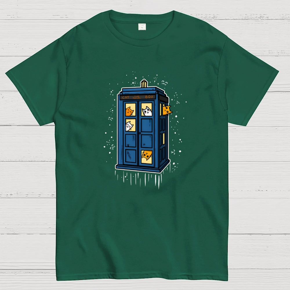 Cat-time-travel  T-Shirt