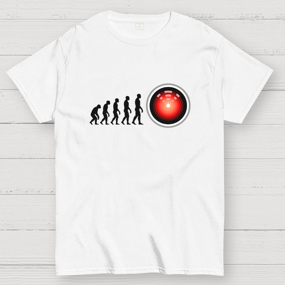 Human Evolution Hal 9000  T-Shirt