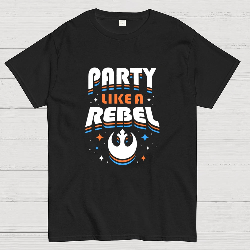 Space Wars Party Like A Rebel  T-Shirt