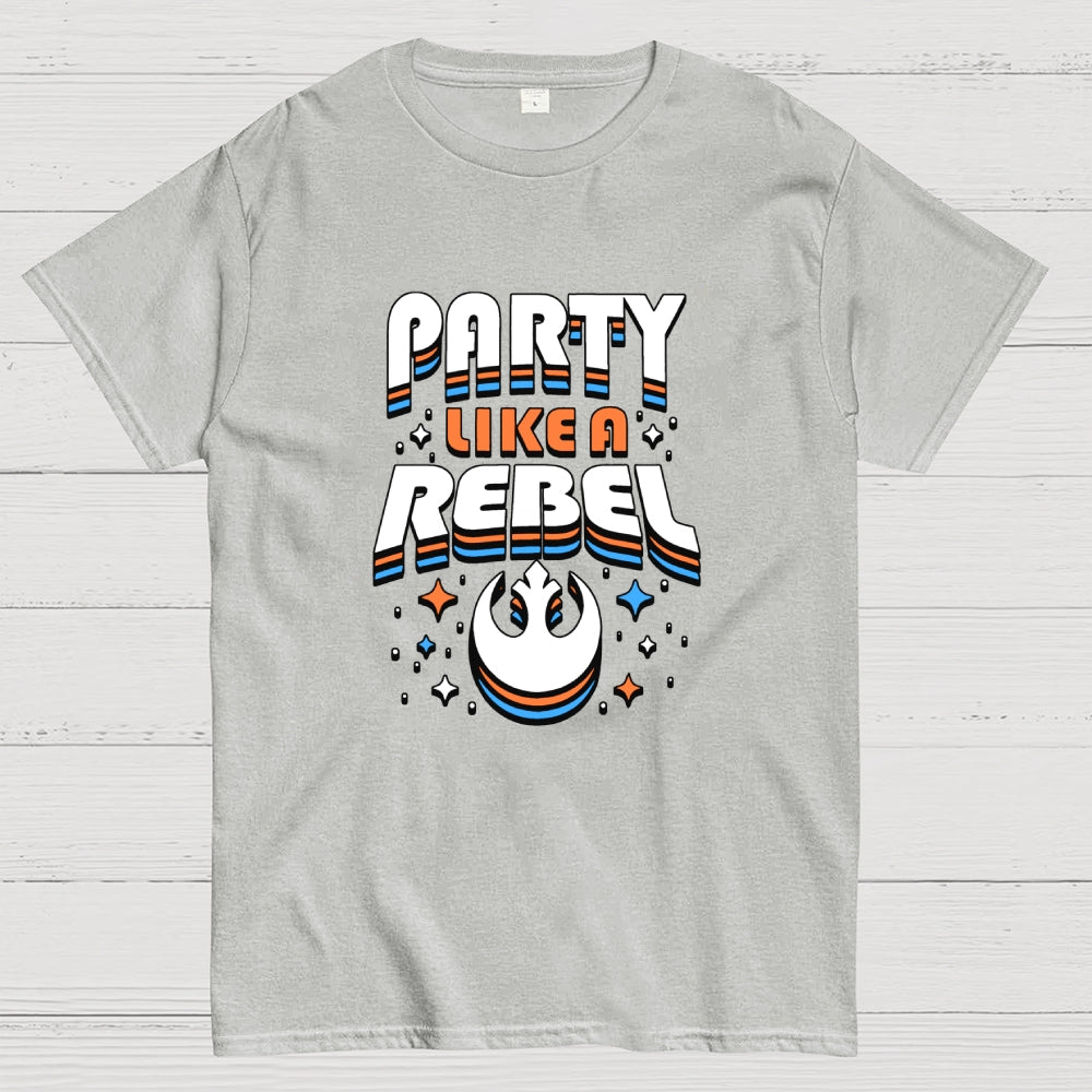 Space Wars Party Like A Rebel  T-Shirt