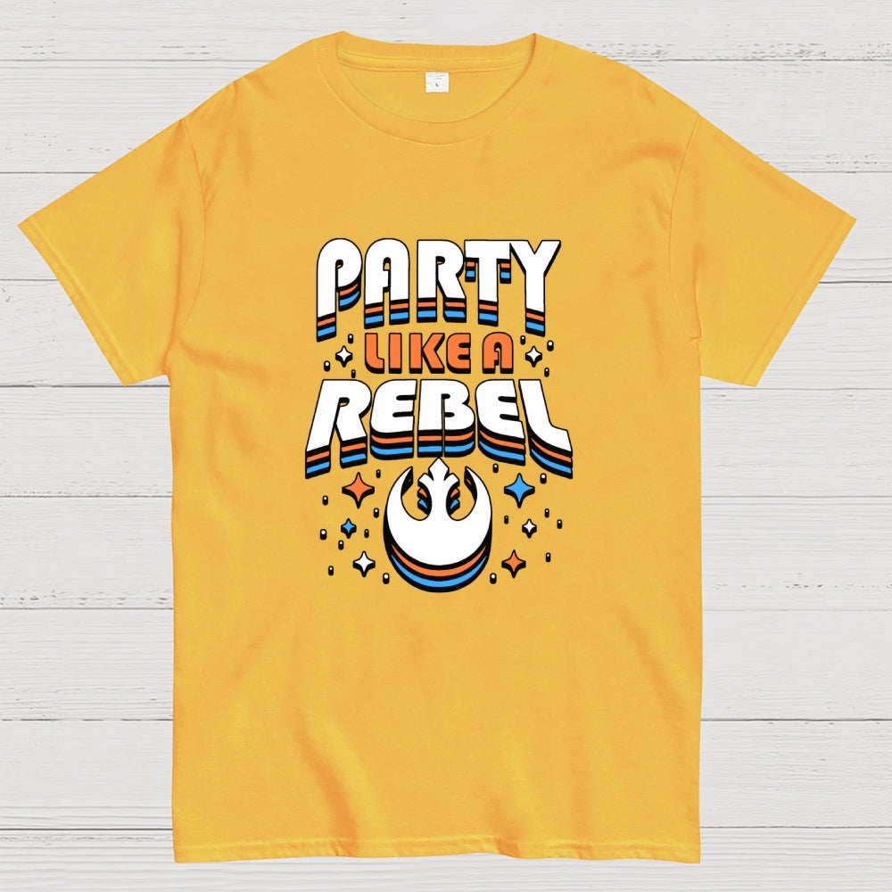 Space Wars Party Like A Rebel  T-Shirt