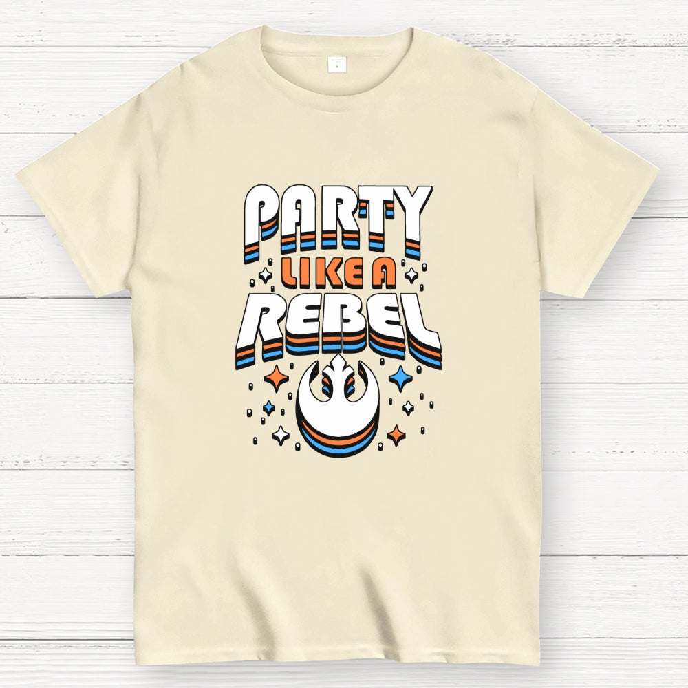 Space Wars Party Like A Rebel  T-Shirt