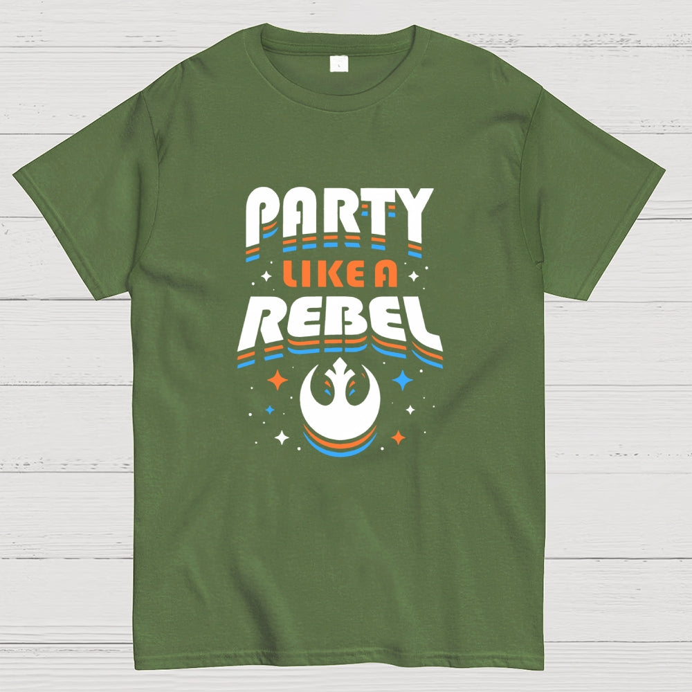 Space Wars Party Like A Rebel  T-Shirt