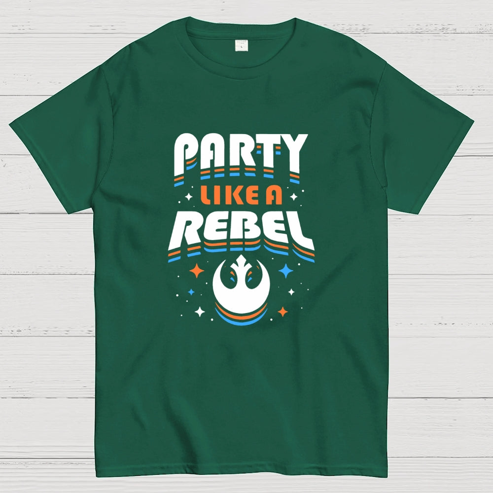 Space Wars Party Like A Rebel  T-Shirt